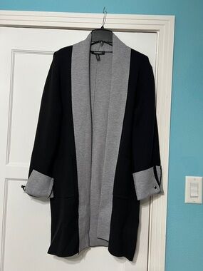 Womens Ellen Tracy open front sweater
